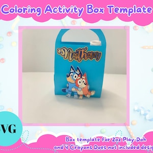 Svg Play Doh 2oz Acitivy Box Template