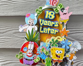 3D Shaker Cake Topper | Customized Cake Decoration