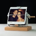 Custom Flip Book Frame Animation Machine - Photo\/Video Rotating Albums, Mechanical Photo Album, Wooden Photo Frame, Valentine's Day Gifts product logo