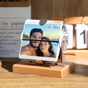 Custom Flip Book Frame Animation Machine, Flip Photo lbum, Photo Flip Book Frame, Flipbook Gift Idea, 5th Anniversary gift, Photo Album Gift