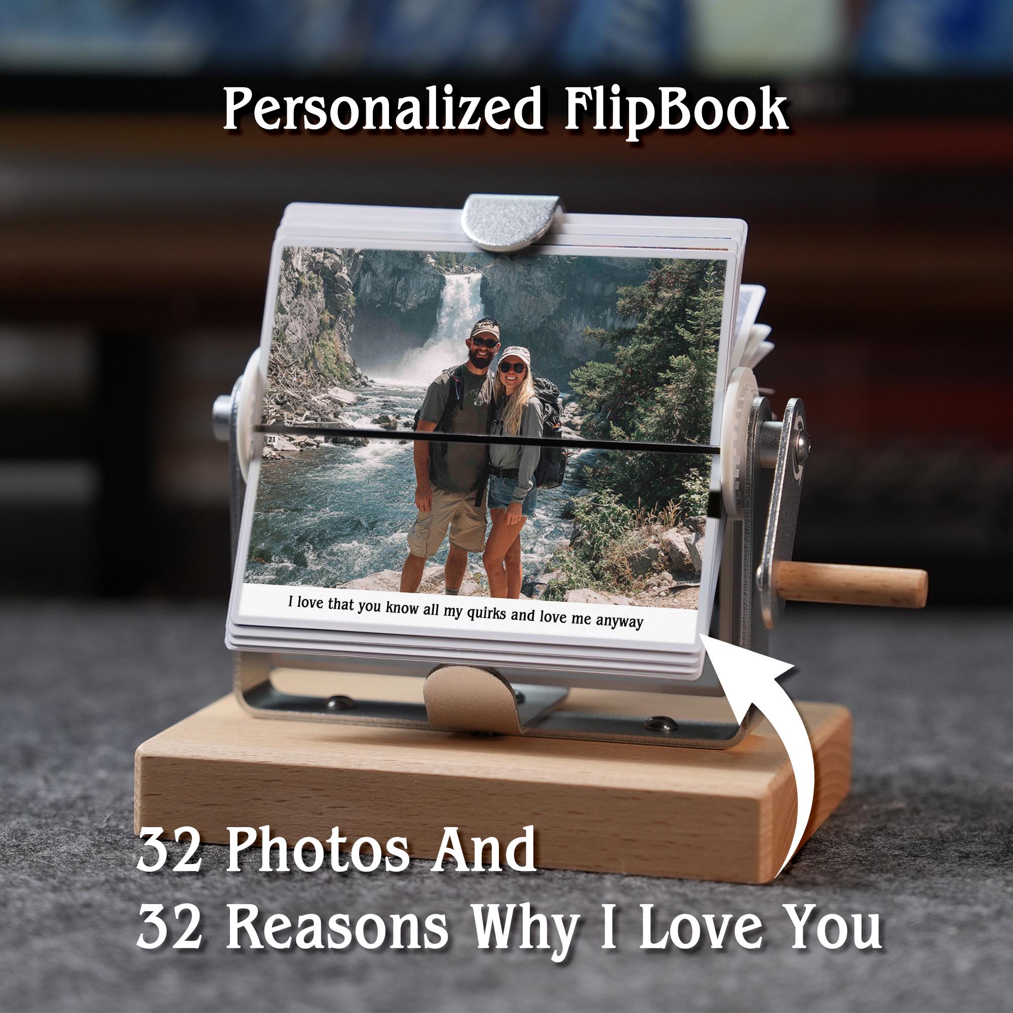 Reasons I Love You Photo Flip Book