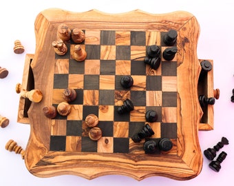 Cocobolo /& Olivewood Handmade Chess Set