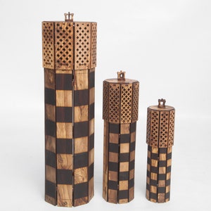Foldable Wood Chess Set Handmade | Christmas Gift, Groomsman Proposal (+Free Personalization)