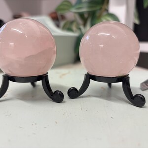 Rose Quartz Crystal Spheres