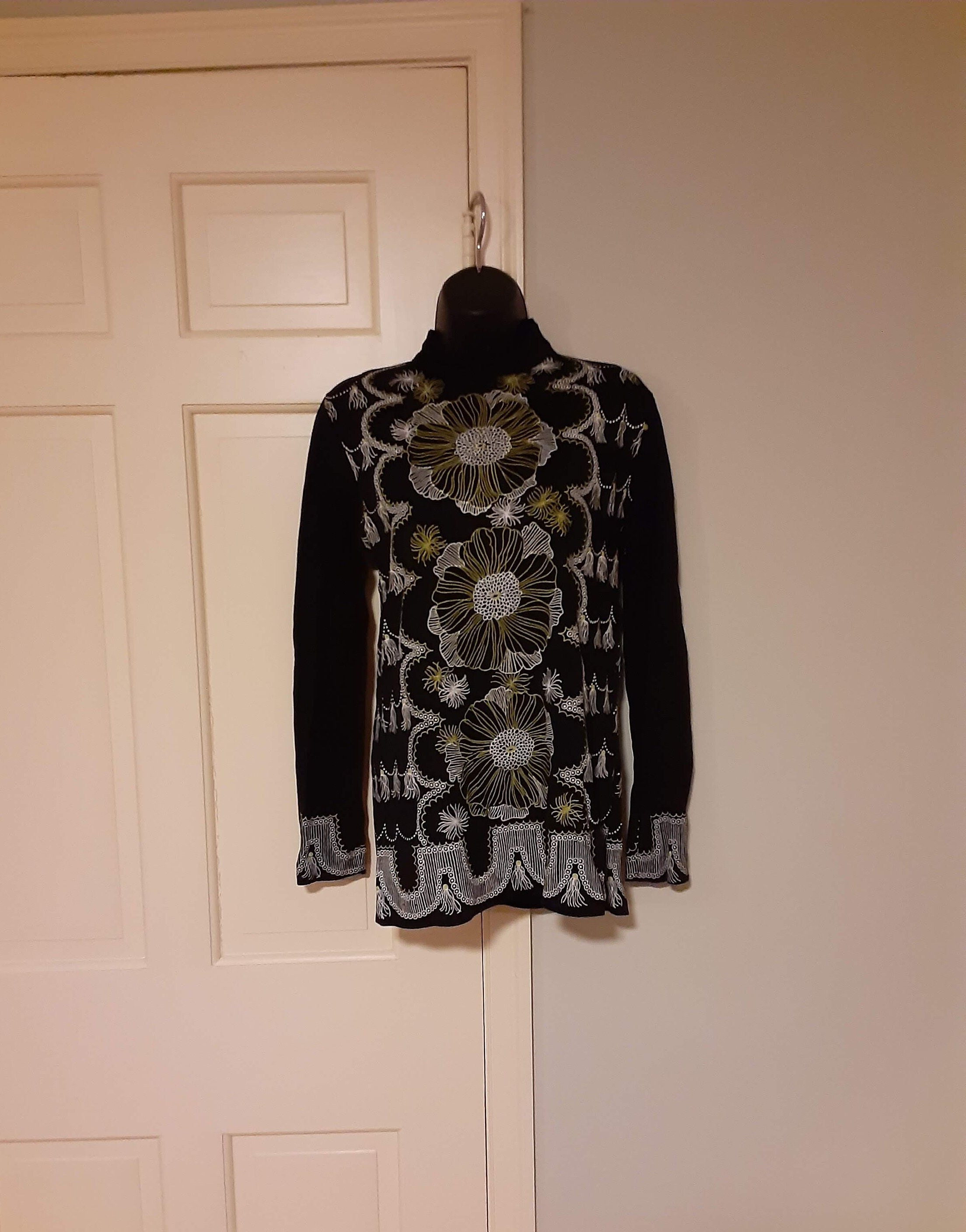 トップス vintage turtles Knit Vintage 1960s Synthetic Jersey Knit Mock Turtle Pullover Top