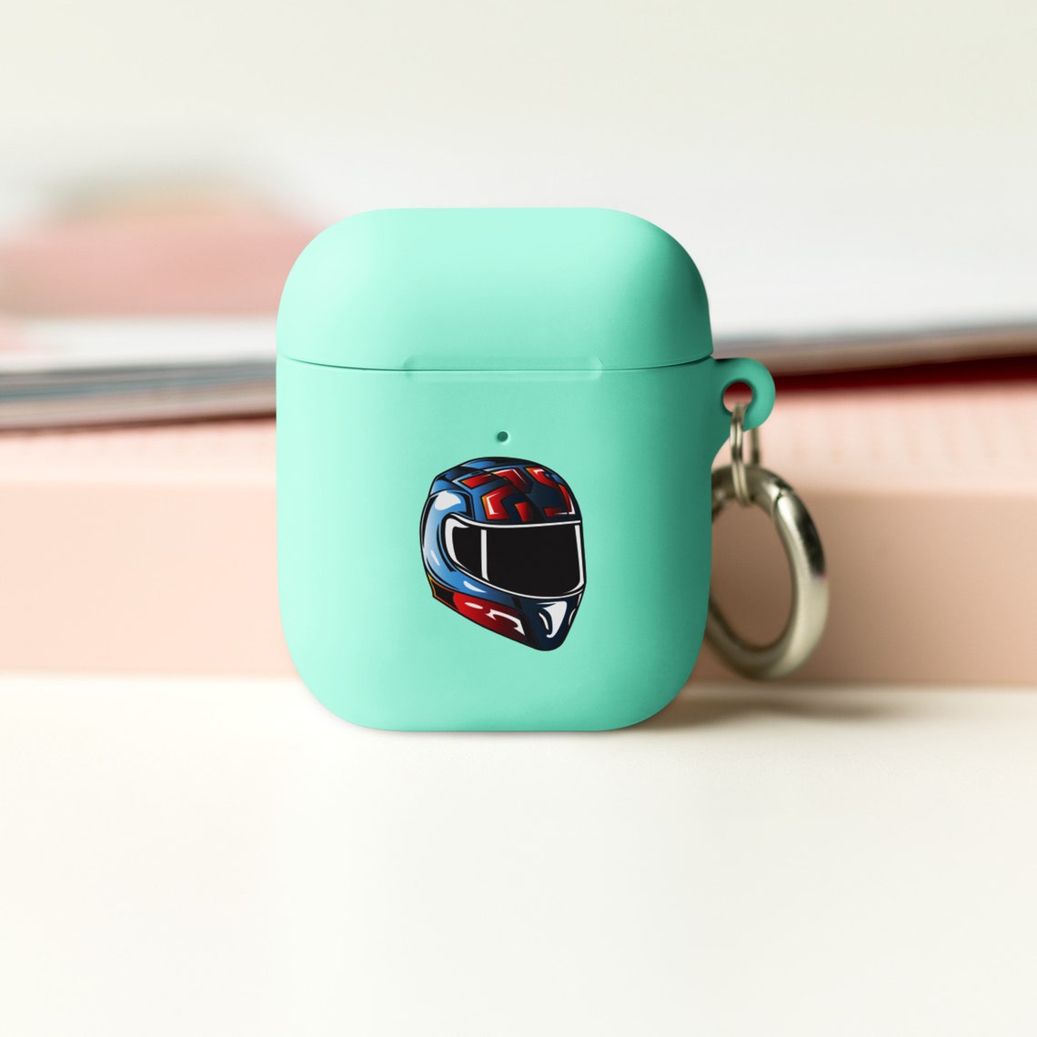 Airpods Case Race Helmet - Etsy