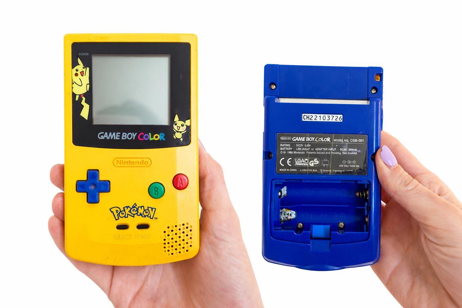 Nintendo Pokémon Game Boy Color, Pikachu Yellow Edition – for