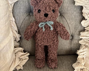 Crochet Teddy Bear | Sherpa | Vintage | Sherpa Crochet Teddy | Antique | Teddy | Bear