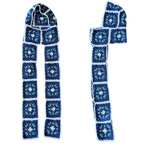 Crochet Granny Square Balaclava Scarf PATTERN | 100% Cotton (PDF Pattern)