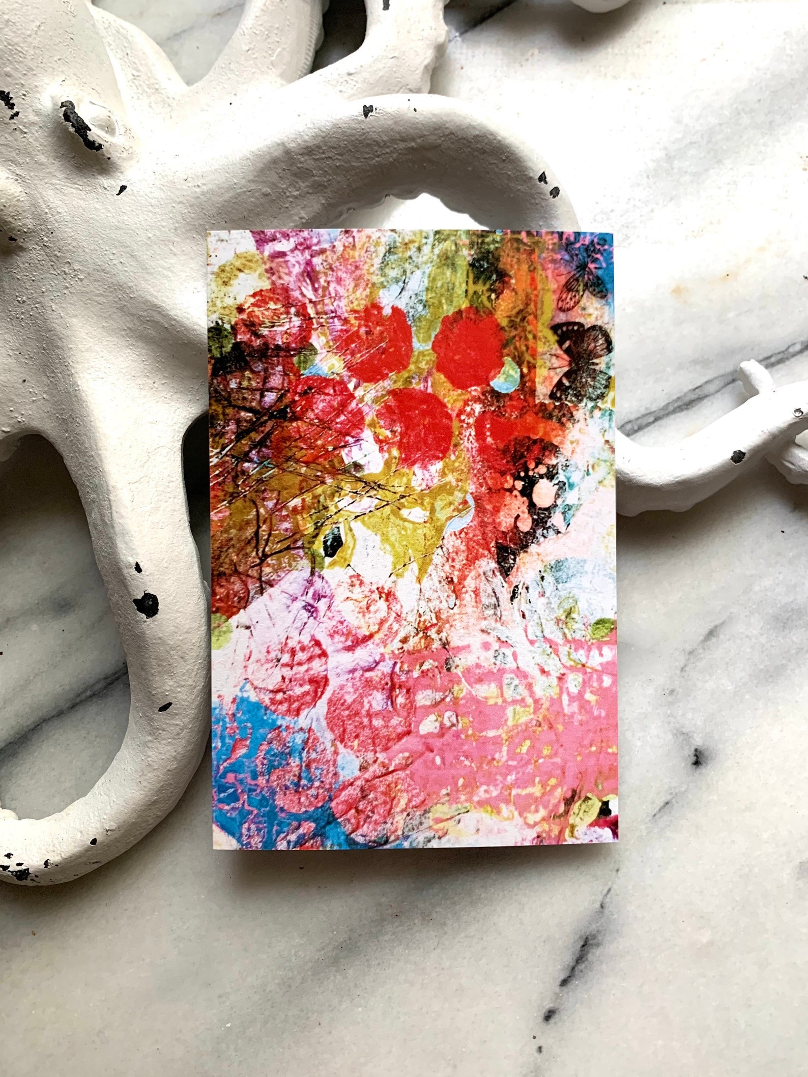 Abstract art 4x6 print of original painting | Etsy