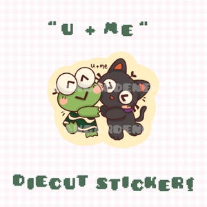 u + me diecut sticker