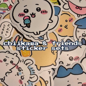 Conjuntos de pegatinas de Chiiki y sus amigos