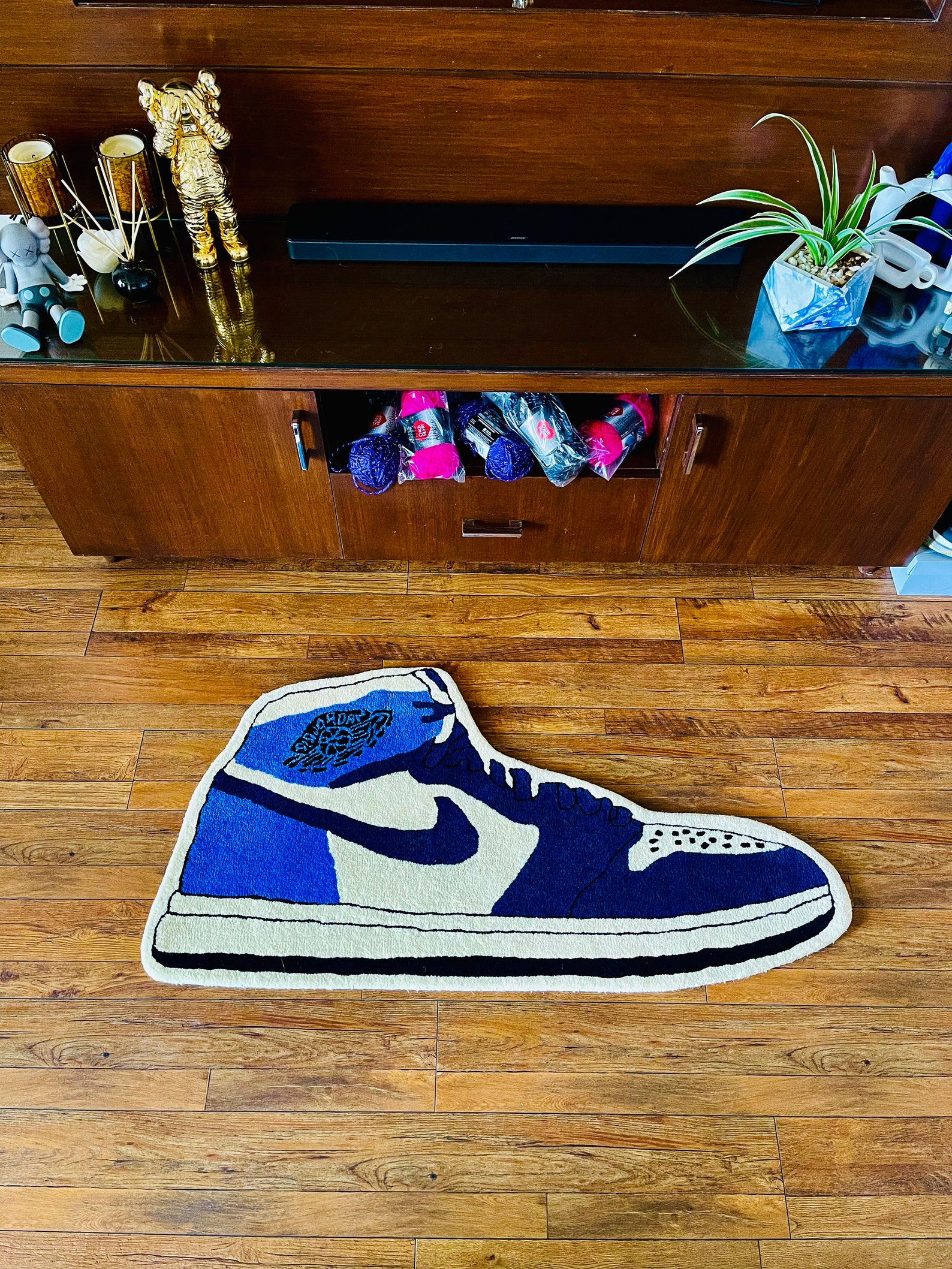 NIKE AIR JORDAN 1 Rug Hand tufted Handmade Home Decor Etsy
