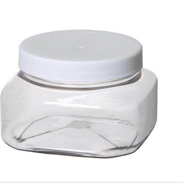 6pc or 12pc Jars with Lids 1oz 2oz 8oz 16oz