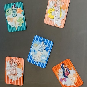 Sailor Moon Senshi Scout Cafe Fridge Magnet