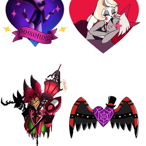 Hellish Acrylic Keychains