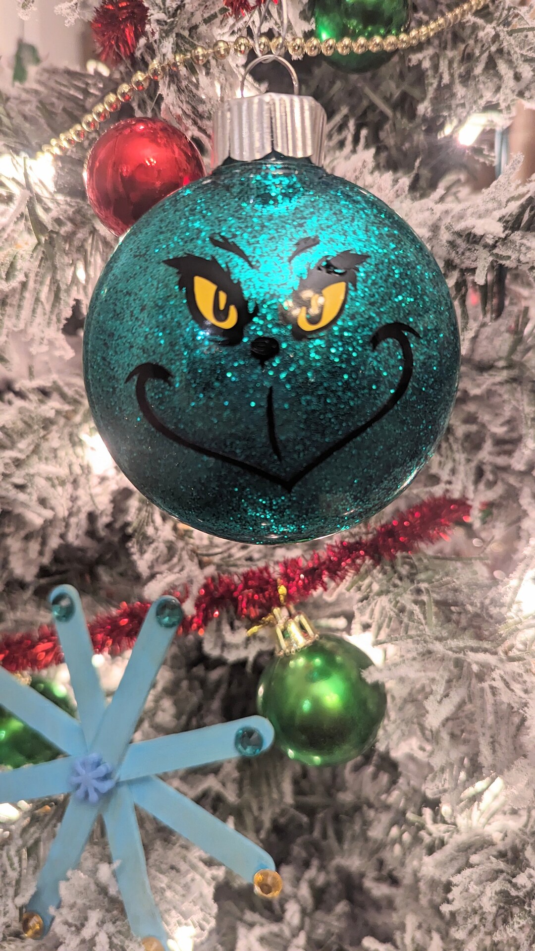 The Grinch Weihnachtskugeln, Set Aus 10 Lustigen