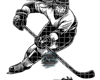 Ice Hockey Girl sihouette digital download, Hockey girl png, Women athlete, Female goalies png, womens ice hockey png, Hockey Puck pdf