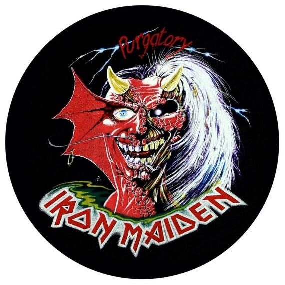 IRON MAIDEN PURGATORY heavy metal sticker decal 100mm 4 | Etsy