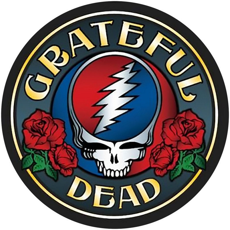 grateful dead stickers liquid blue