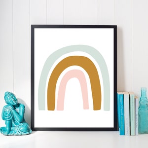 Rainbow Art Print | Art Print Nursery | Nursery Prints | Nursery Wall Art | Printable Wall Art | Rainbow Decor | Rainbow Nursery | Digital