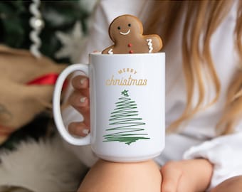 Christmas Mug | Christmas Coffee Mug | Merry Christmas Mug | Christmas Tree Mug | Winter Mug | Secret Santa Gift | Christmas Gift