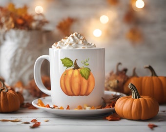 Fall Mug| Pumpkin Mug | Fall Coffee Mug | Cozy Coffee Mug | Autumn Mug | Fall Decor | Fall Gift | Tea Mug