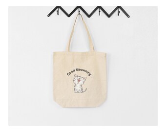 Cat Tote Bag | Funny Cat Tote Bag | Pun Cat Tote Bag | Cat Bag | Cat Lover Gift | Cat Lover Tote Bag | Cat Mom Tote Bag | Cat Dad Tote Bag