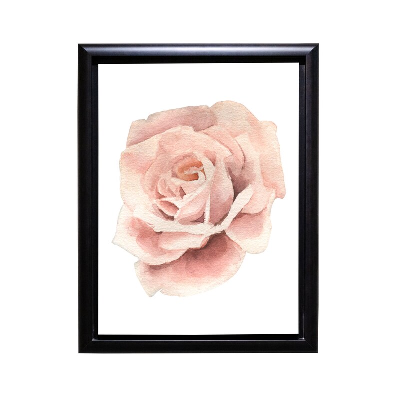 Printable Nursery Wall Art Floral Wall Art Pink Flower Wall Art ...
