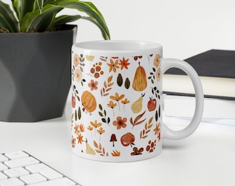 Fall Mug | Pumpkin Mug | Fall Coffee Mug | Cozy Coffee Mug | Autumn Mug | Fall Decor | Fall Gift | Tea Mug