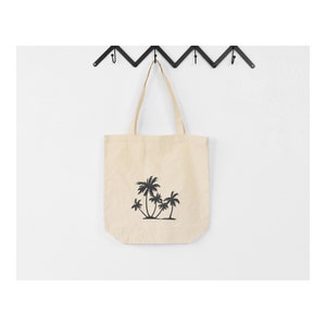 Palm Tree Tote Bag | Beach Tote Bag | Beach Bag | Canvas Tote | Palm Tree Tote | Palm Tree Bag | Tropical Tote Bag | Summer Tote Bag