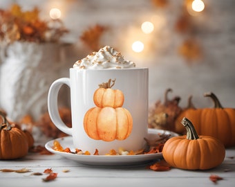 Fall Mug | Pumpkin Mug | Fall Coffee Mug | Cozy Coffee Mug | Autumn Mug | Fall Decor | Fall Gift | Tea Mug