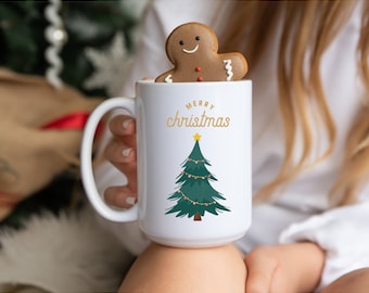 Christmas Mug | Christmas Coffee Mug | Merry Christmas Mug | Christmas Tree Mug | Winter Mug | Secret Santa Gift | Christmas Gift