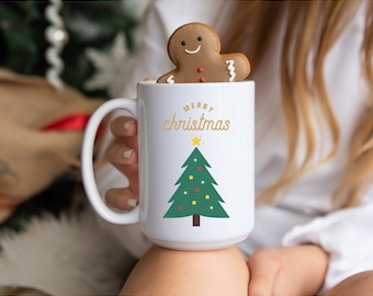 Christmas Mug | Christmas Coffee Mug | Merry Christmas Mug | Christmas Tree Mug | Winter Mug | Secret Santa Gift | Christmas Gift