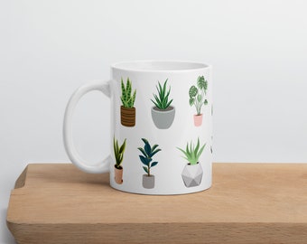 Plant Mug | Plant Lady Mug | Plant Mom Mug | Plant Lover Gift | Succulent Mug