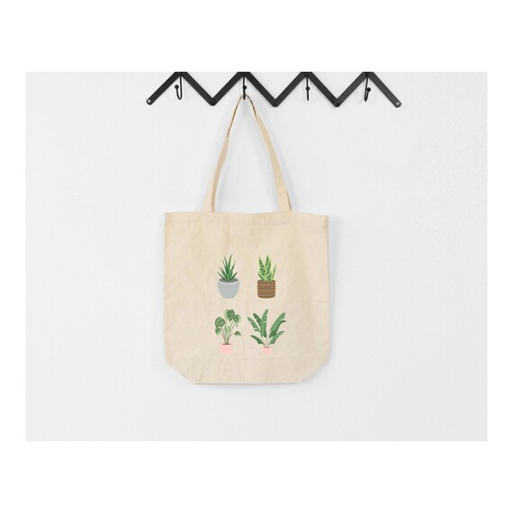 Borsa tote per piante, borsa tote per signora delle piante, borsa