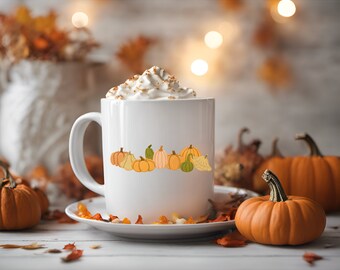 Fall Mug| Pumpkin Mug | Fall Coffee Mug | Cozy Coffee Mug | Autumn Mug | Fall Decor | Fall Gift | Tea Mug