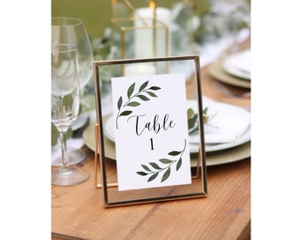 Wedding Table Number Template | Modern Wedding | Wedding Templates | Wedding Tables Numbers | Wedding Template | Wedding Seating