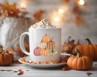 Fall Mug| Pumpkin Mug | Fall Coffee Mug | Cozy Coffee Mug | Autumn Mug | Fall Decor | Fall Gift | Tea Mug