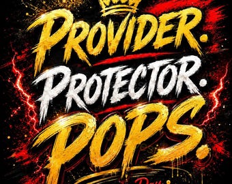 Vatertag Pops Shirt PNG Anbieter Beschützer Papa Grafik Streetwear Design