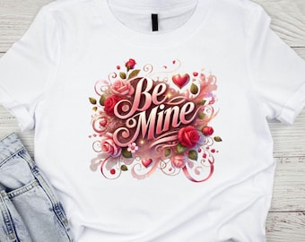 Design retrò di San Valentino, maglietta di San Valentino PNG, download digitale Be Mine