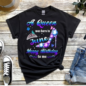 Birthday Queen, Pisces Queen, June Birthday Png, June Queen, Blue Queen Birthday, Birthday with Bling, June PNG, Birthday Bling Design