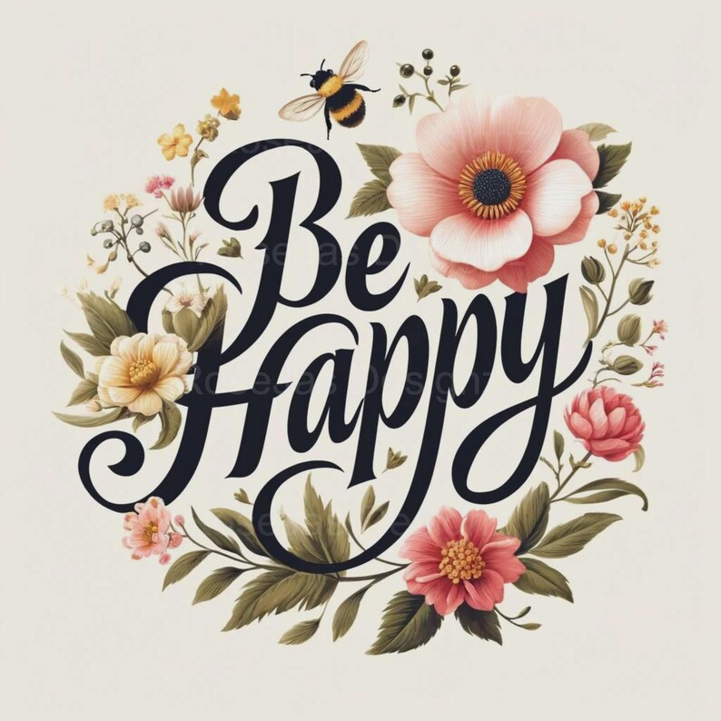 Imagem PNG com citação inspiradora de flores silvestres: Design para caneca e sacola (Download Digital) imagem 2