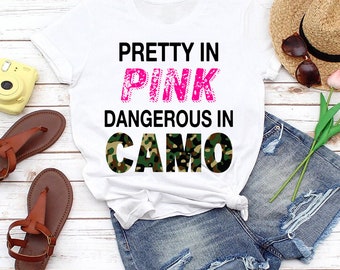 Pretty in Pink Dangerous in Camo, PNG, Pink Font, Pink Designs, Pink Png, Camo Design, Pretty In Pink, Trending Now, Popular Right Now,