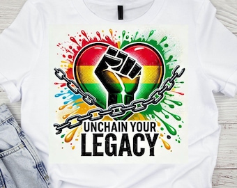 Juneteenth PNG Download, Unchain Your Legacy | Black History PNG