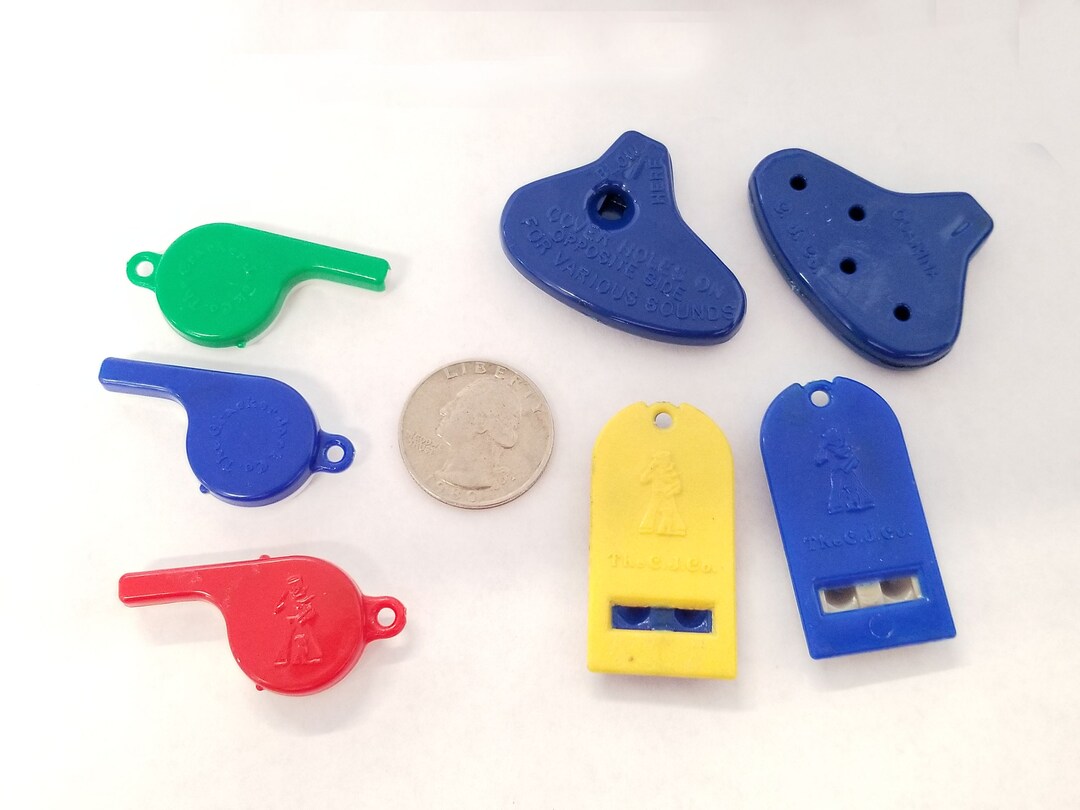 Cracker Jack WHISTLES 1950 Police Style 1960s Ocarinas CHOOSE Etsy