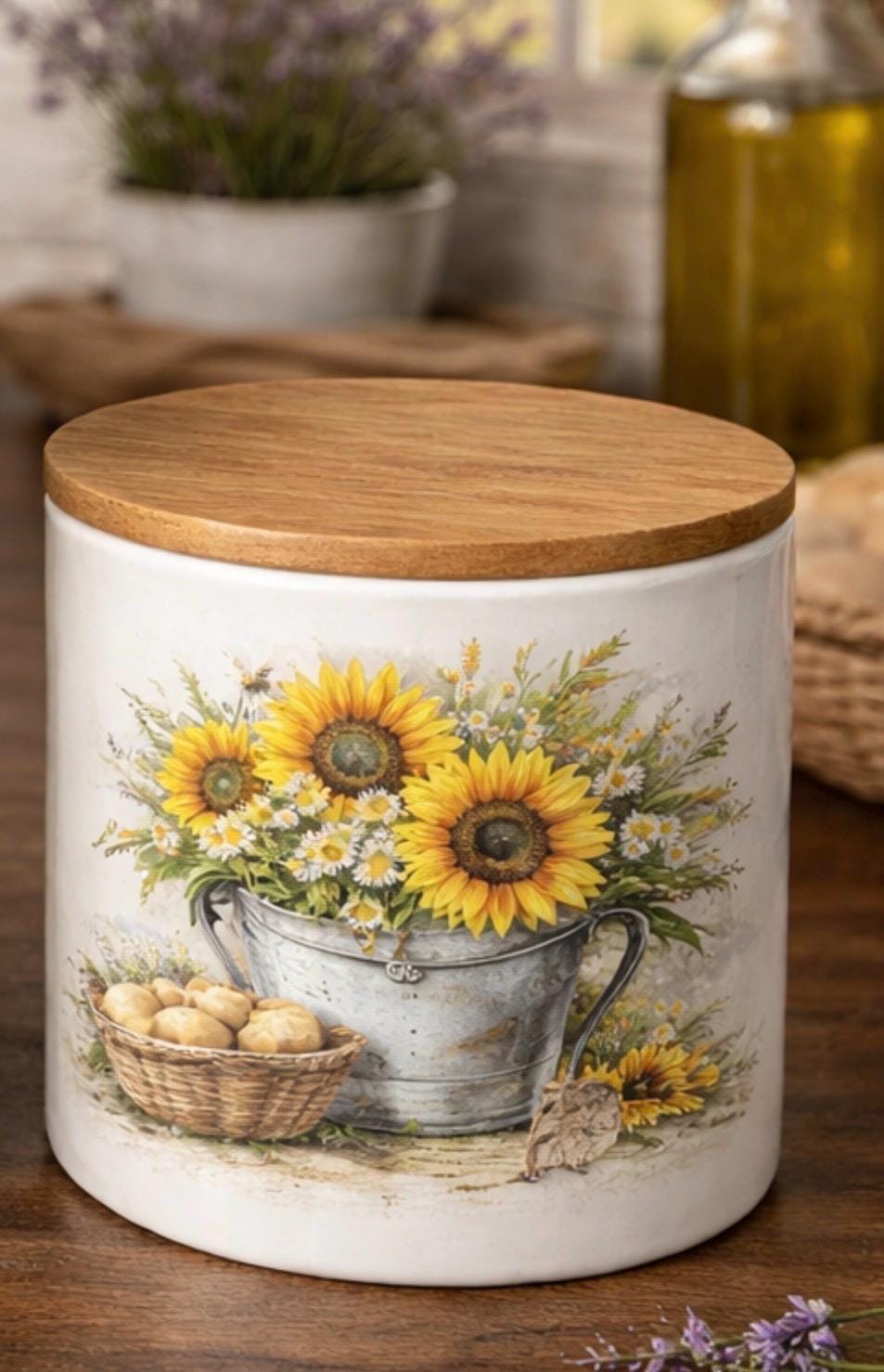 Vintage Flower Canister Sets - Etsy
