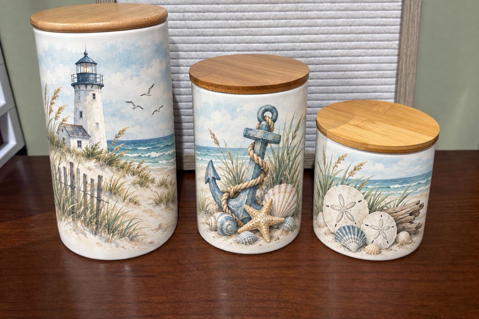 3 Piece Canister Set - Etsy