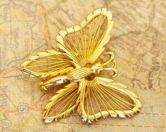 Vintage Golden Butterfly i29