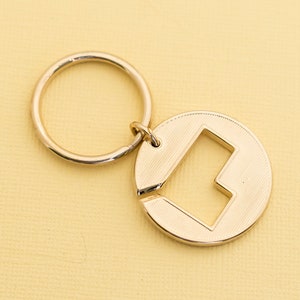 Vintage Boho Gold Tone Keychain by Avon i15